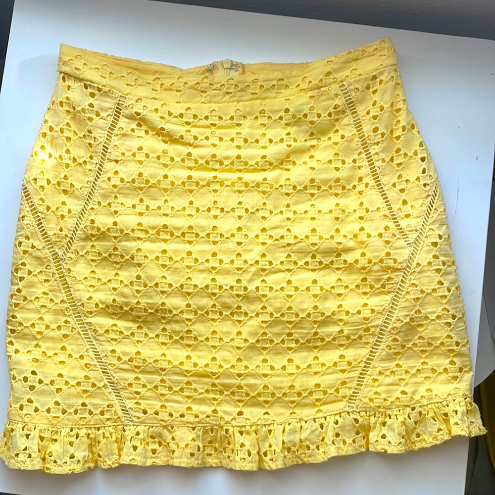 Australian Crochet Skirt Yellow